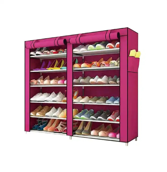 Shoe rack with cover